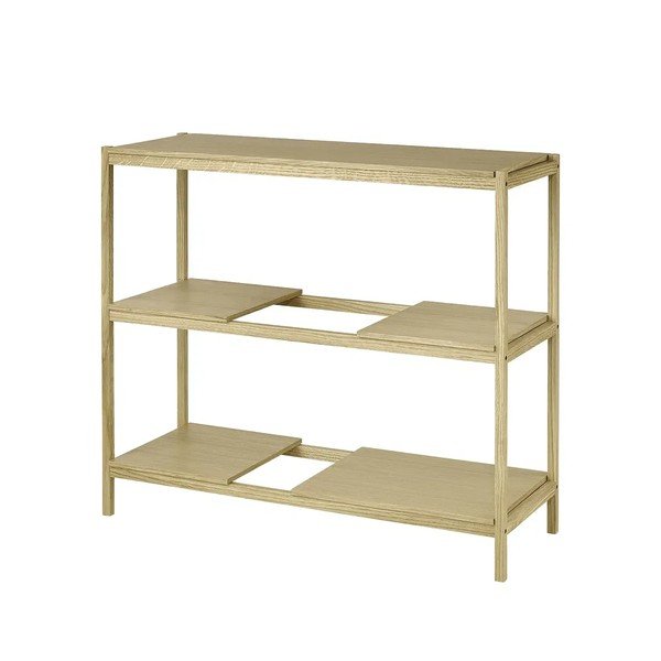 Naturaalses värvitoonis tammepuust riiul 105x92x40 cm Sukoya - Blomus-image-2