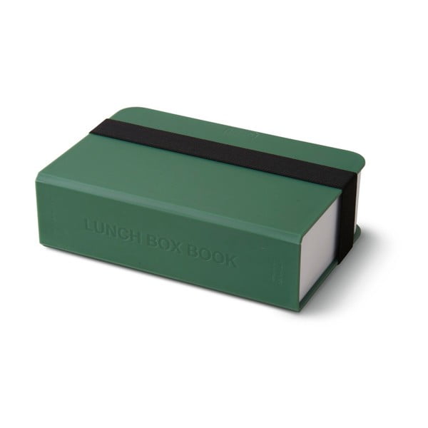Tmavě zelený svačinový box Black Blum Book