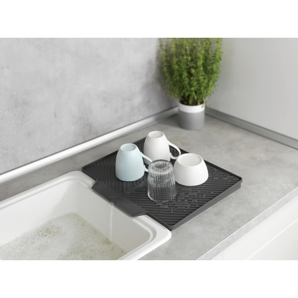 Tumehall plastmass nõudekuivatusrest  34x40 cm Nelia – Wenko-image-1