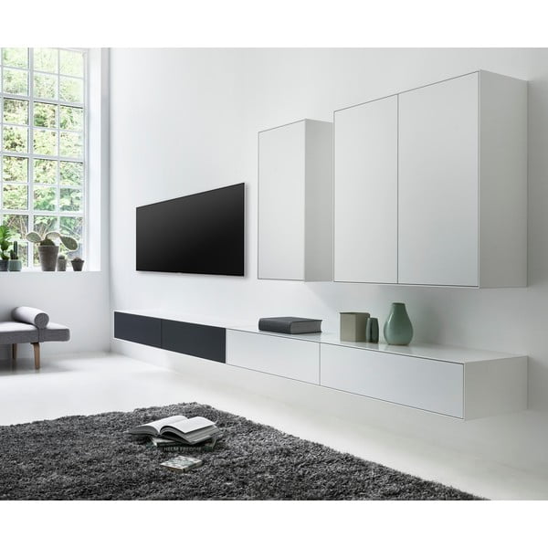 Valge/must TV-komplekt 180x24x42 cm Edge by Hammel – Hammel Furniture-image-1