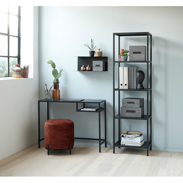 Mustast rauast riiul Adams, 23 x 50 cm Joy - Canett-image-2