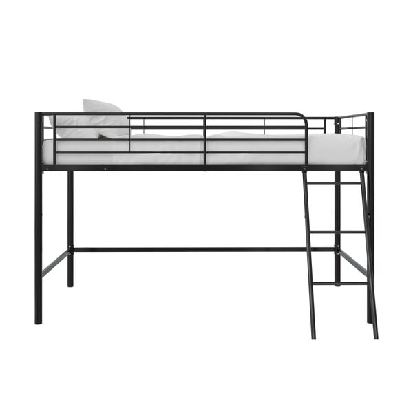 Must tõstetud lastevoodi 90x200 cm Jodie - Støraa-image-3