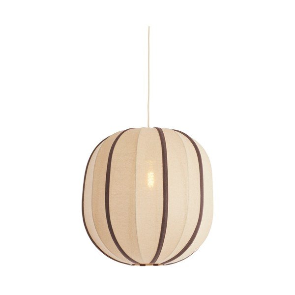 Kreemikas ripplamp kangast varjuga Esmiria - Light & Living-image-2