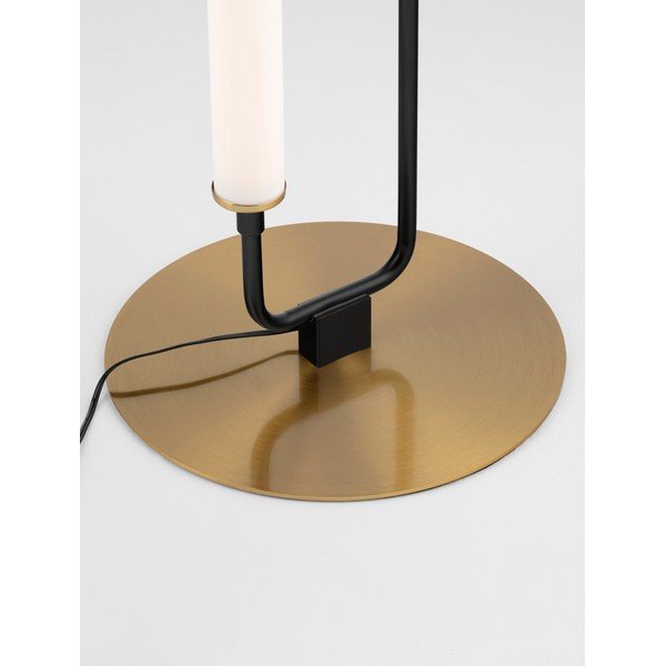 Valge/matt must metallist LED-põrandalamp (kõrgus 150 cm) Wetro - Nova Luce-image-3