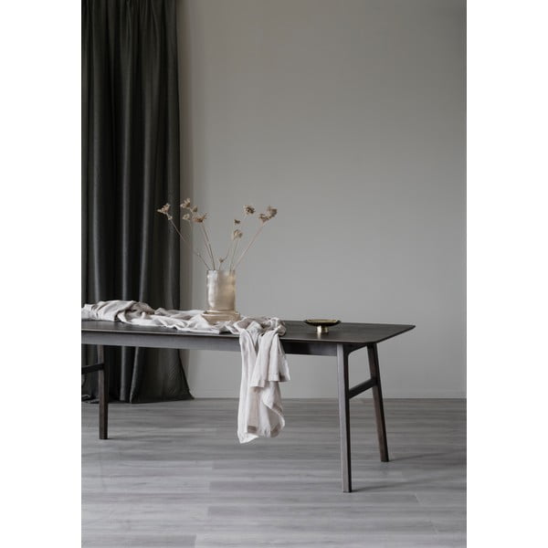 Pruun söögilaud tammedekoriga , 205 x 95 cm Nagano - Rowico-image-4