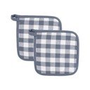 Puuvillased pajalapid 2tk komplektis Gingham - Tiseco Home Studio