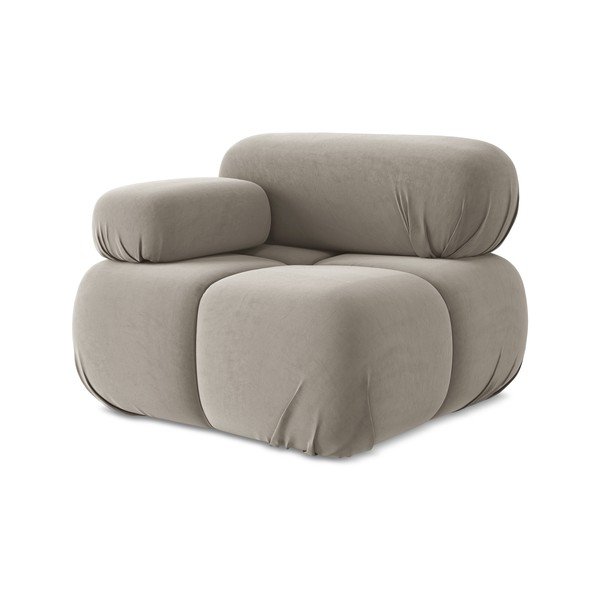 Beež sametne diivanimoodul (vasakpoolne nurk) Lokua - Makamii-image-1