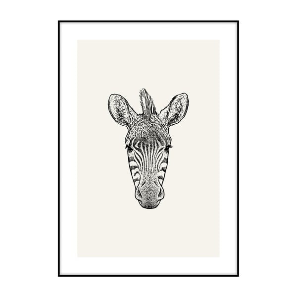 Plakát Imagioo Zebra Ilu, 40 x 30 cm