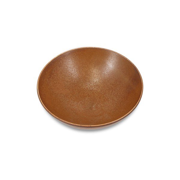 Pruun portselanist kauss ø 21 cm Ovio - BonBistro-image-1