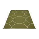 Tumeroheline sise/välisvaip 180x275 cm Boo Dark Olive – Pappelina