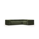 Roheline velvetist nurgadiivan Blok - Kave Home