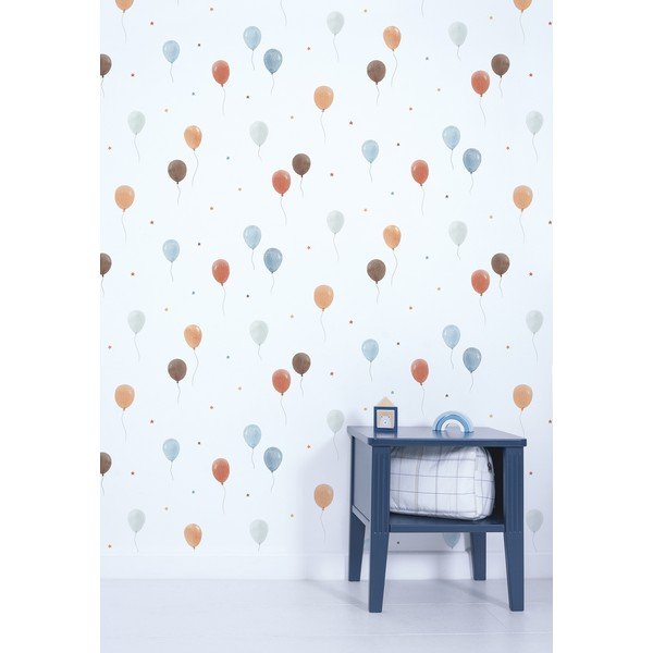 Laste tapeet 10 m x 50 cm Flying Ballons - Lilipinso-image-1