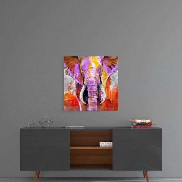 Klaasimaal, 40 x 40 cm Revenge of the Elephant - Insigne-image-1