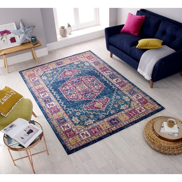 Sinine vaip Urban Traditional,100 x 150 cm - Flair Rugs-image-4