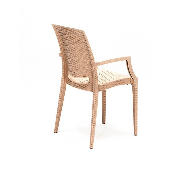 Beež rotangist aiamööbli komplekt 4-le Rattan - Floriane Garden-image-4