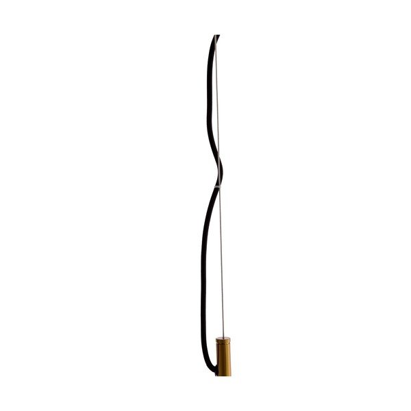 Merevaigukollane ripplamp klaasist varjuga Leona - Light & Living-image-4