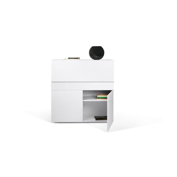 Valge töölaud 110x42 cm Focus - TemaHome-image-1