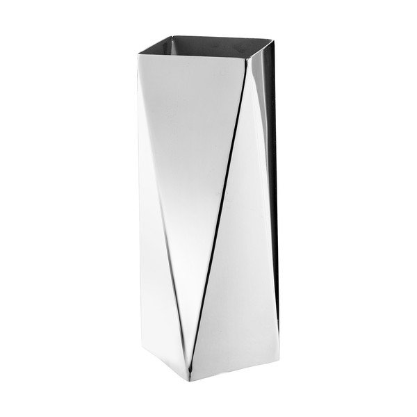 Hõbedast terasest vaas (kõrgus 23 cm) - House Nordic