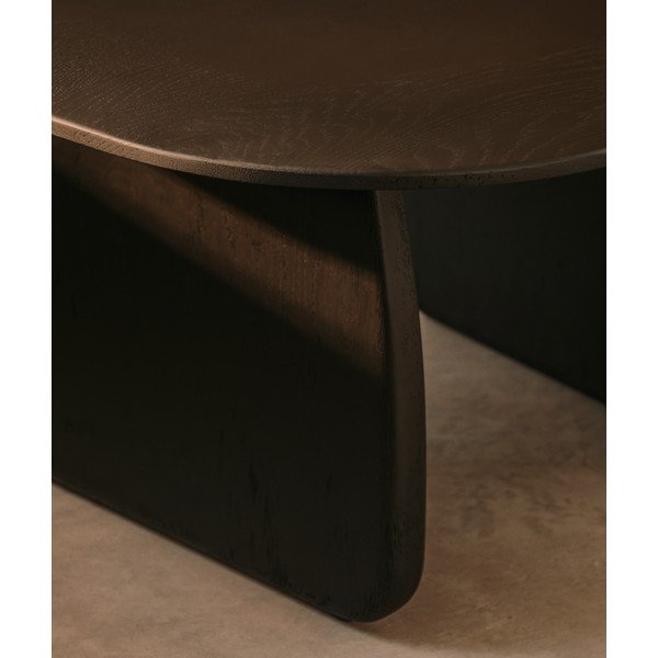 Tammepuidust abilaud 70x71 cm Pirita - Kave Home-image-2