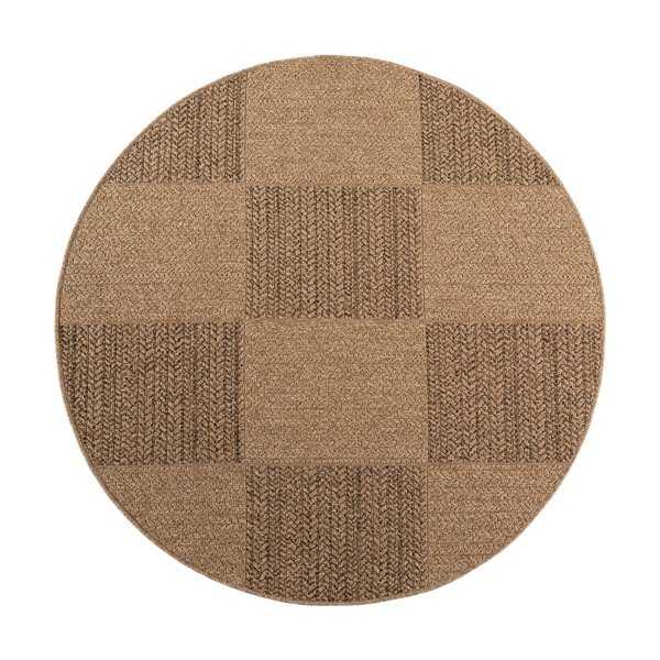 Pruun ümmargune sise- ja õuevaip ø 160 cm Timber 1405 - Ayyildiz Carpets