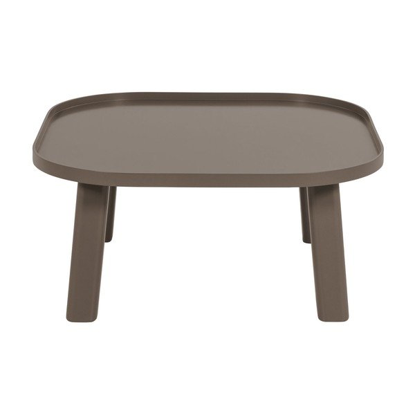 Pruun ümmargune kohvilaud MDF-ist, läbimõõduga 80 cm Mosa - WOOOD-image-3