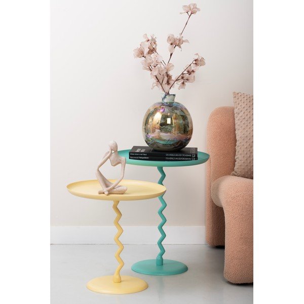 Metallist ümmargune hoiulaud ø 40 cm Zig Zag - Leitmotiv-image-1