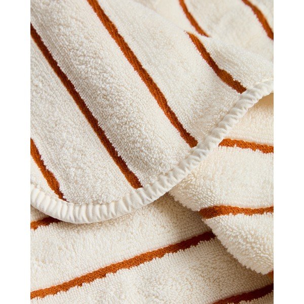 Oranž/beež frotee-puuvillane rätik 30x50 cm Dorane - Kave Home-image-4