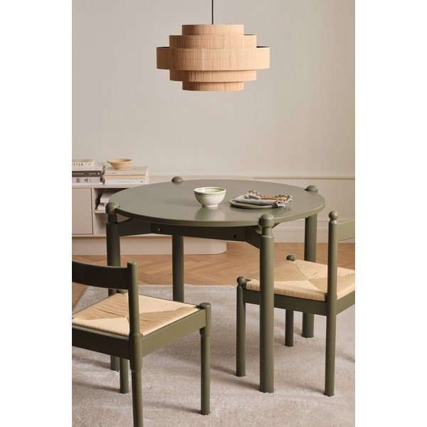 Ümmargune pöögipuidust söögilaud ø 100 cm Kitchsoft - Ellos Home-image-1