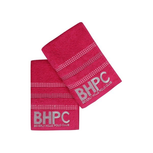 Kahe fuksiatriibulise rätiku komplekt, 90 x 50 cm Botanik - Beverly Hills Polo Club-image-2