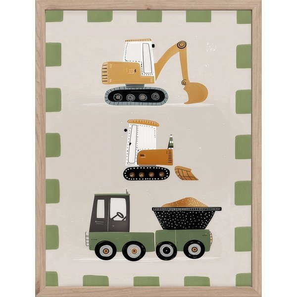 Laste pilt 30x40 cm Baby The Builder - Styler