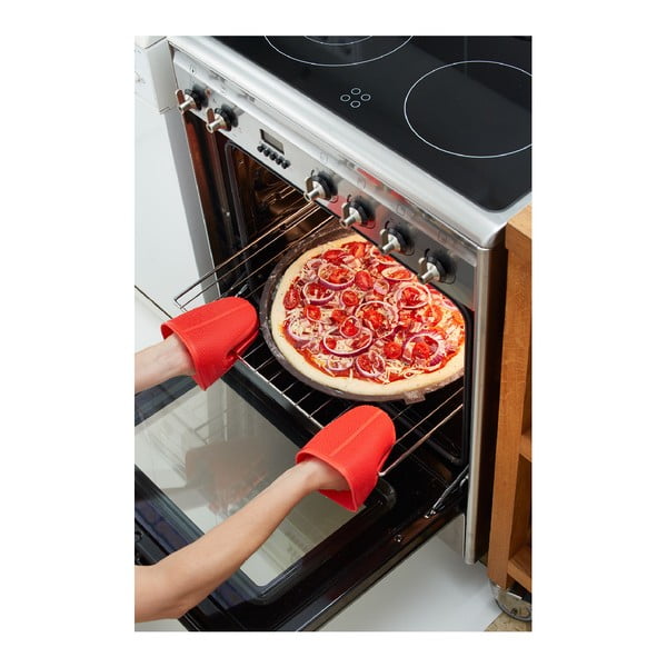 Pruun ümmargune silikoonist pitsamatt Pizza, ⌀ 36 cm - Lékué-image-3