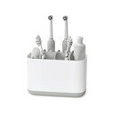 Valge/hall plastmass hambaharja alus EasyStore™ – Joseph Joseph