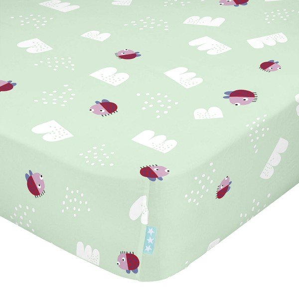 Beebi puuvillane lina, 60 x 120 cm Patchwork Animal - Moshi Moshi