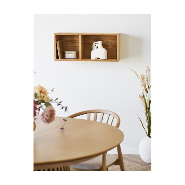 Tammepuidu imitatsiooniga riiul 71 cm Oshawa – House Nordic-image-1