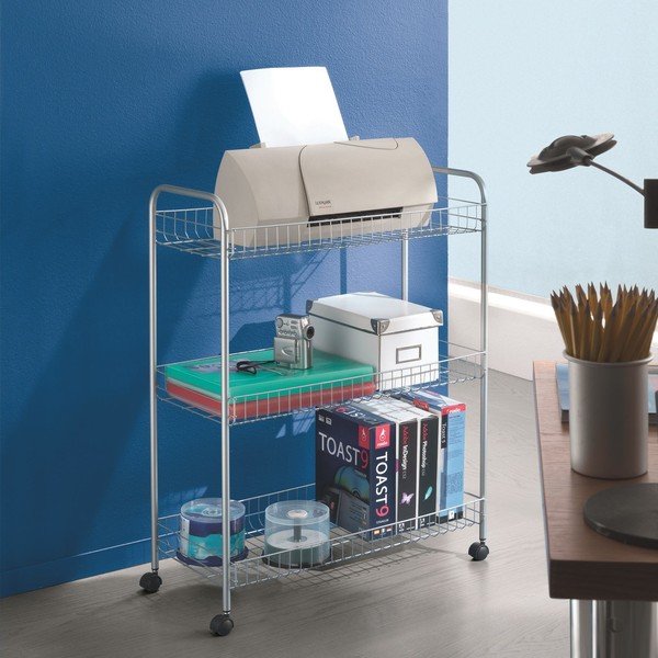 Stojan s policemi Cart, 84x64 cm-image-2