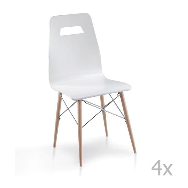 Sada 4 jídelních židlí Evergreen House Aiah