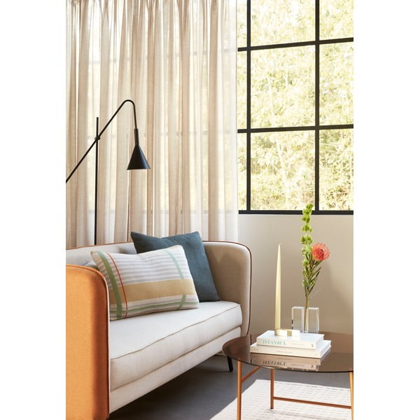 Oranž ja valge diivan Shade - Hübsch-image-1