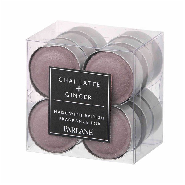 Sada 12 čajových svíček Parlane Chai Latte & Ginger
