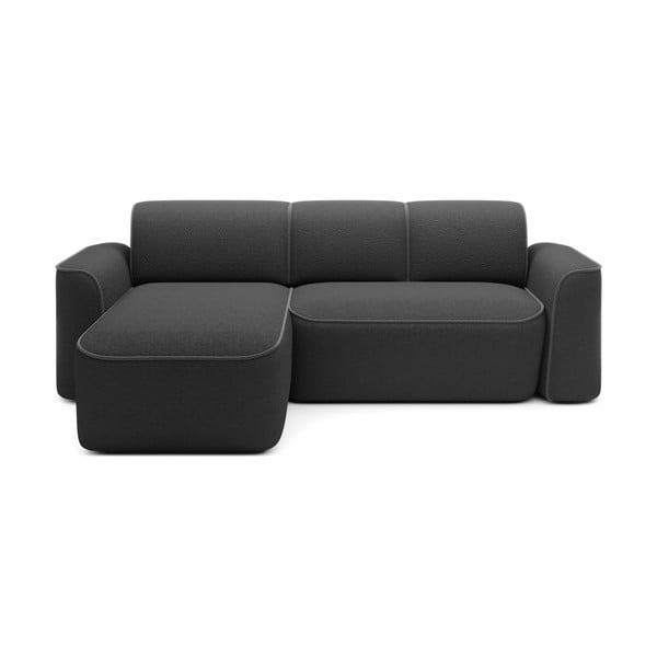 Tumehall bouclé-kangast nurgadiivan (vasak nurk/lamamisosaga) Ume – ELTAP