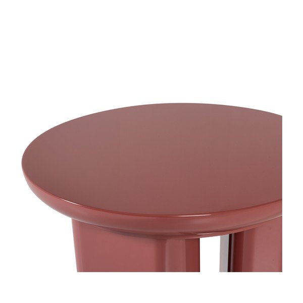 Läikiv ümmargune abilaud ø 40 cm Orivo - WOOOD-image-4