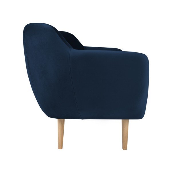 Tmavě modrá třímístná pohovka Mazzini Sofas Amelie-image-3