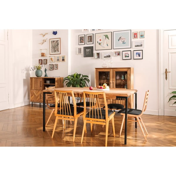 Tammepuust söögilaud 90x160 cm Abies - The Beds-image-1