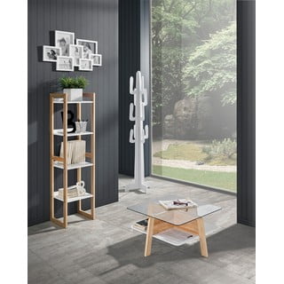 Klaasist diivanilaud 60x60 cm Varm - Tomasucci