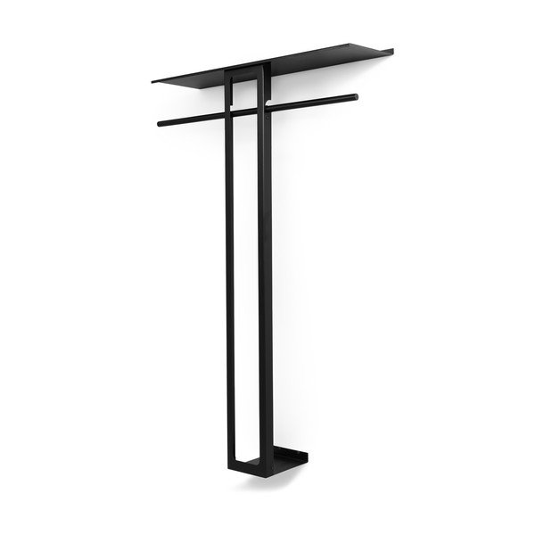 Must terasest seinanagi koos riiuliga 100 cm Luno Large - Spinder Design