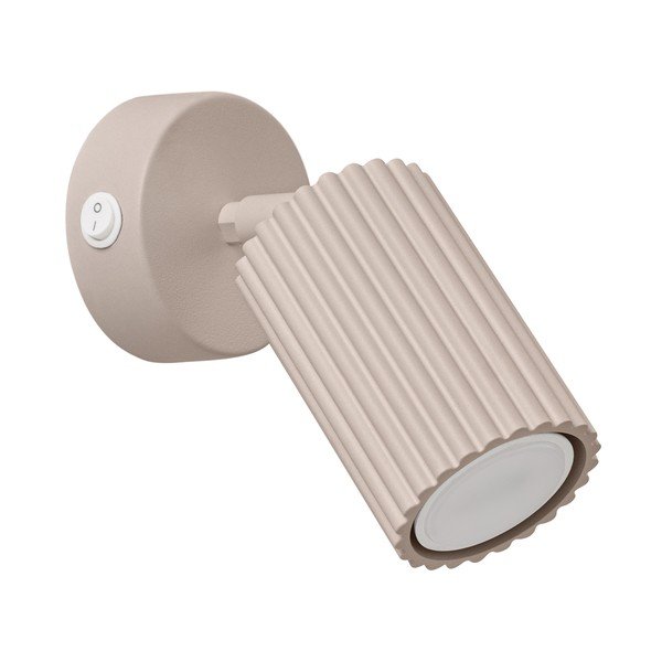 Hallikaspruun metallist kohtvalgusti 8x16 cm Gleam - Sollux