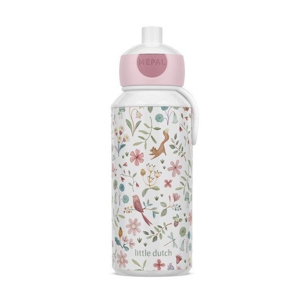 Valge/roosa plastmassist lutipudel 400 ml Fairy Wonders - Mepal