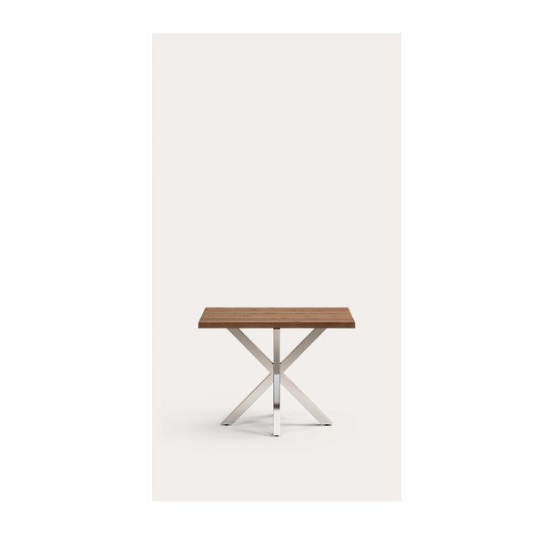 Söögilaud tammepuust pealispinnaga 90x160 cm Argo - Kave Home