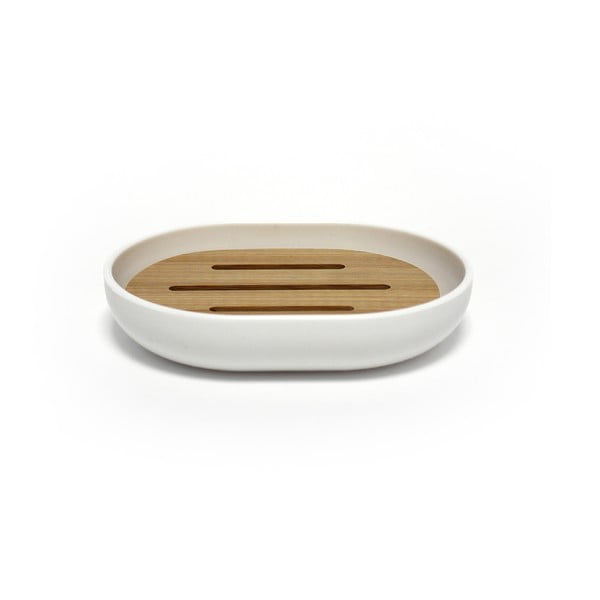 Valge plastikust seebidosaator Smart - douceur d'intérieur