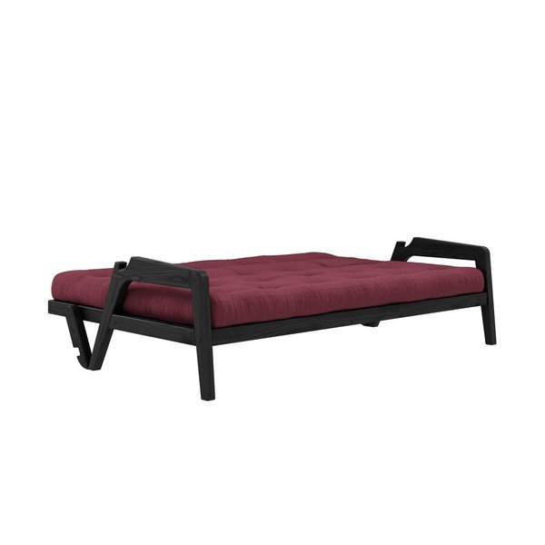 Červená rozkládací pohovka 204 cm Grab - Karup Design-image-4