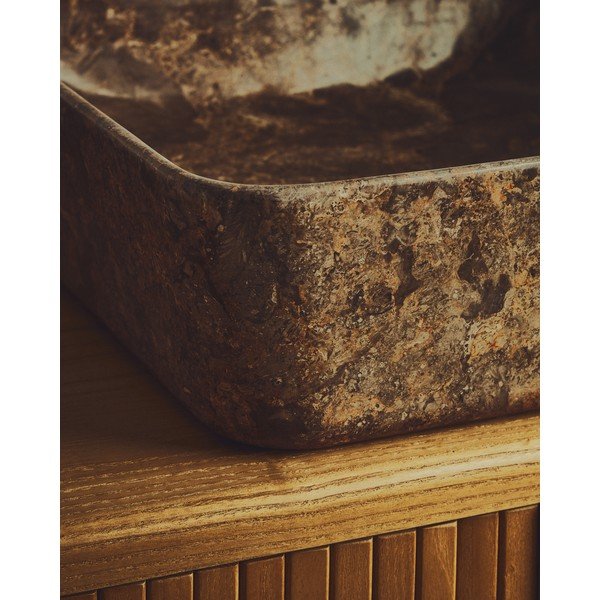 Halli kivist kraanikauss 40x40 cm Darnen - Kave Home-image-2